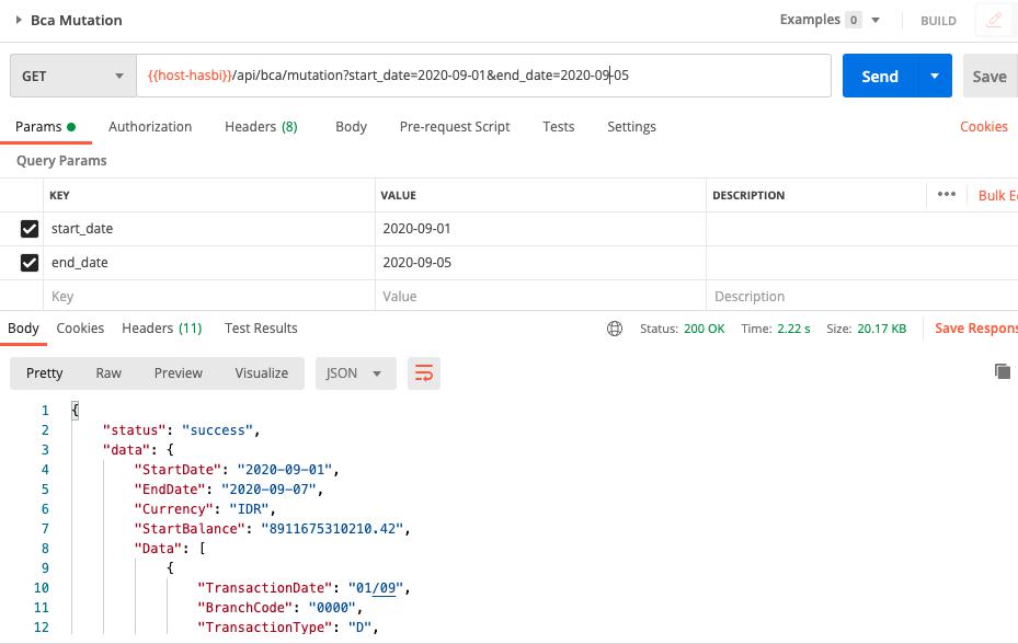 Integrasi API Bca Payment