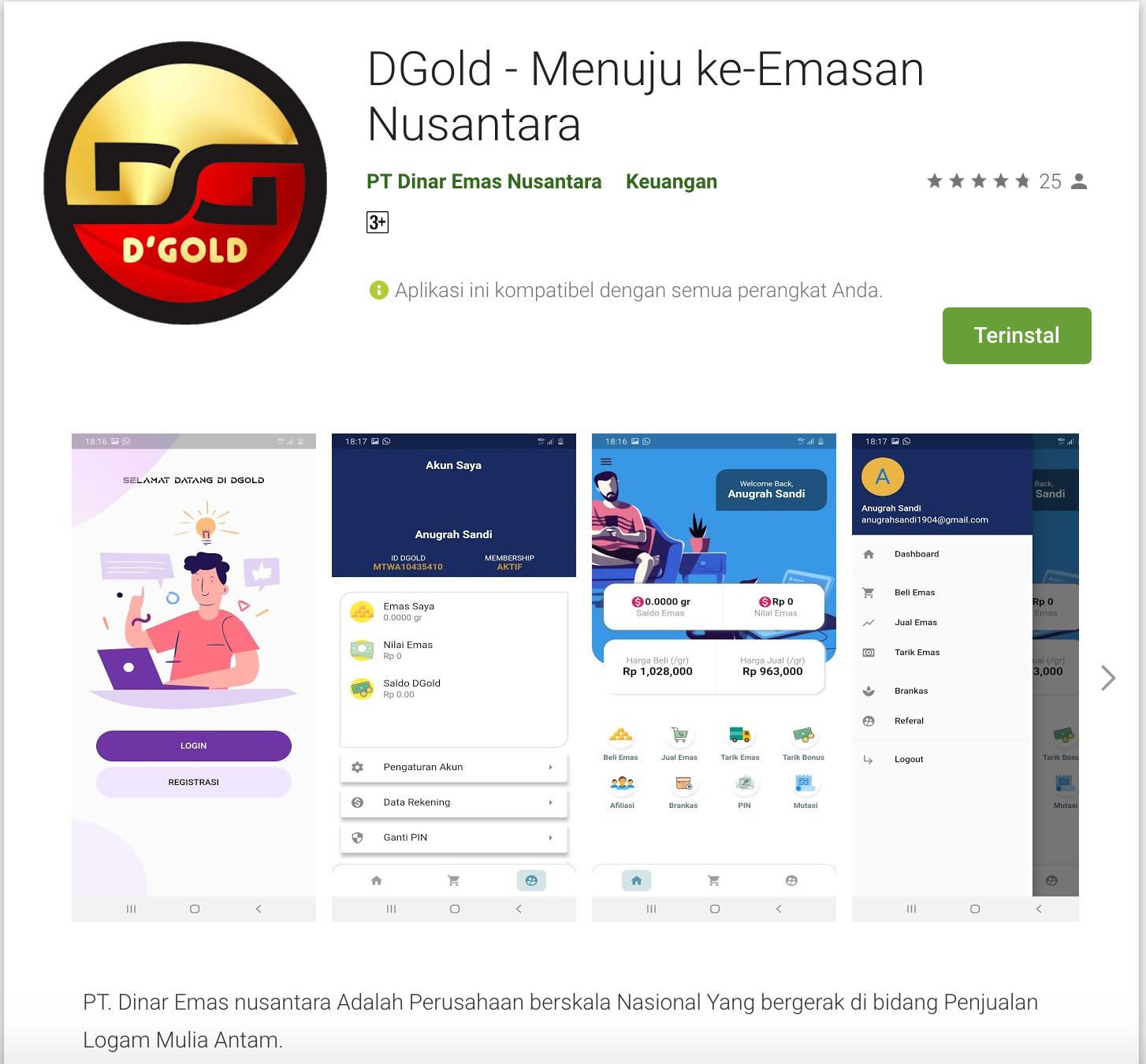 DGold - Platform Jual Beli Logam Mulia