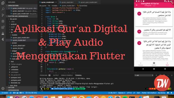 Aplikasi Qur'an Digital & Play Audio Menggunakan Flutter