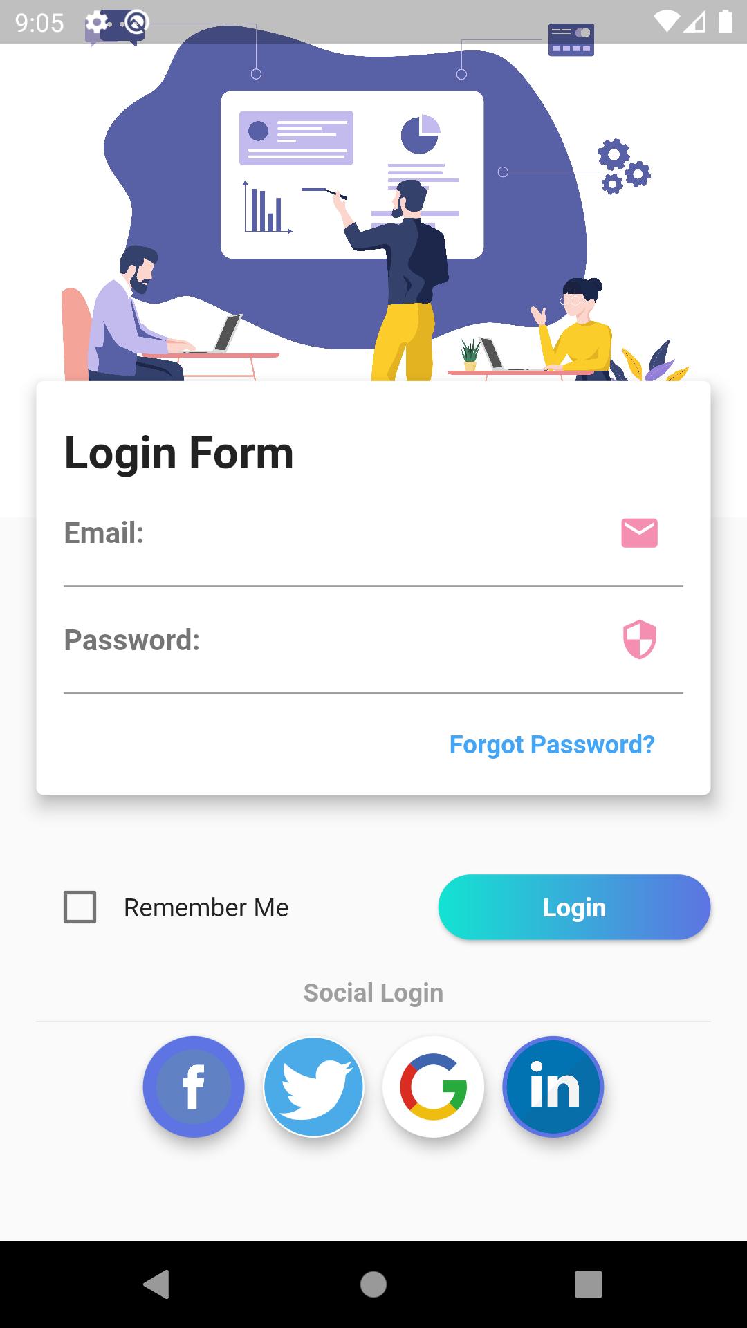 membuat form login di flutter