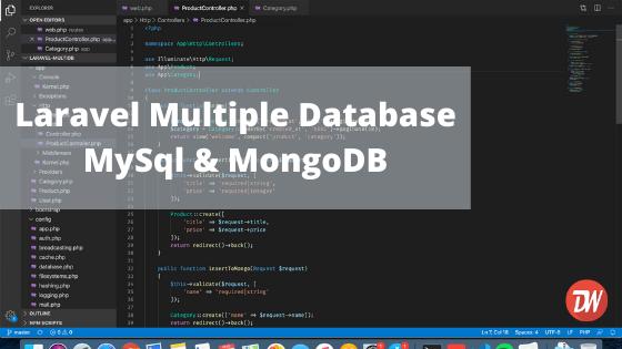 Laravel Multiple Database MySql & MongoDB