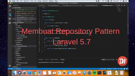 Membuat Repository Pattern Laravel 5.7