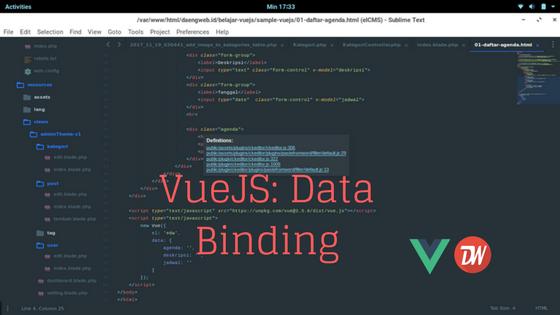 VueJS: Data Binding