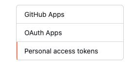 Personal Access Token
