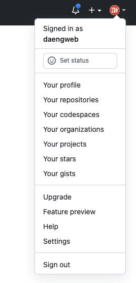 Github Setting