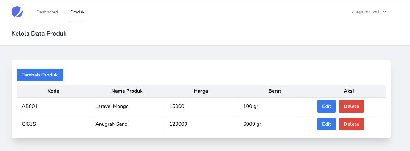 CRUD Laravel 8 dan InertiaJs - show data