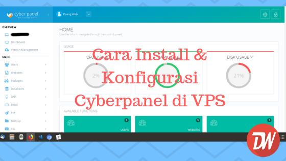 Cara Install & Konfigurasi Cyberpanel di VPS