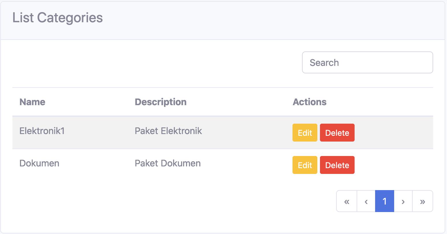 aplikasi ekspedisi nuxtjs - data categories